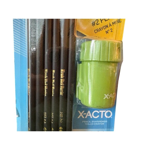 Paper Mate Mirado Black Warrior HB #2 Woodcase Pencils + X-Acto Pencil Sharpener - Picture 7 of 8